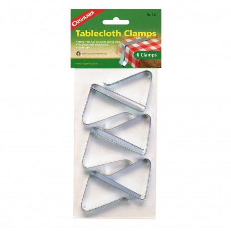 Tablecloth Clamps - pkg of 6 COGHLANS