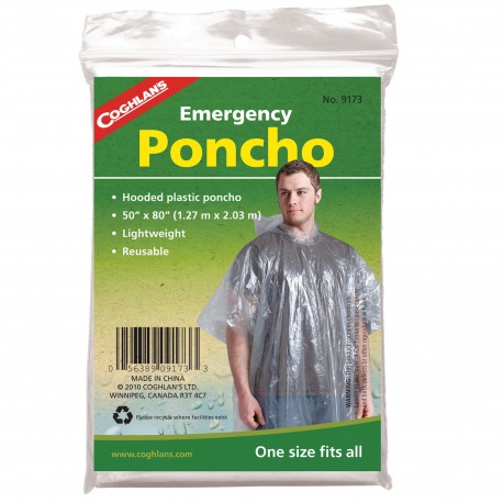 Emergency Poncho - Clear COGHLANS