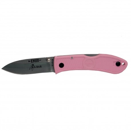 Dozier Folding Hunter, Pink KA-BAR