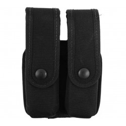 Double Pistol Mag Case/DBL Row Kodra Blk UNCLE-MIKES