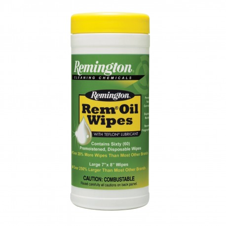 Rem Oil Pop up Wipes 7"x8" REMINGTON-ACCESSORIES