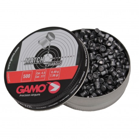Match Pellets Flat Nose (Per 500) GAMO