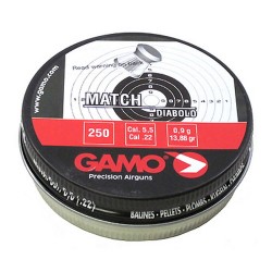 Match Pellets (Flat Nose) .22 Cal GAMO
