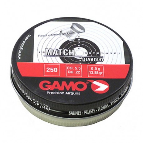 Match Pellets (Flat Nose) .22 Cal GAMO