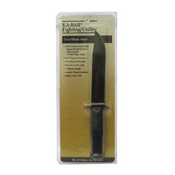 Black 7" Fixed Straight Clam KA-BAR