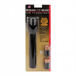 ML 100 2-Cell C LED Blister Pack Black MAGLITE