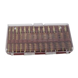 13Pc Rifle Bore Brush Set, Bronze TIPTON