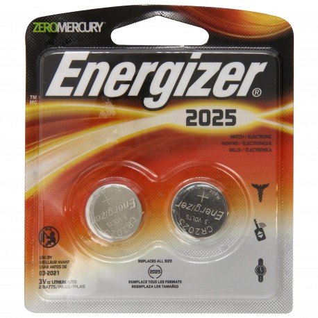 Lithium Coin 2025 3Volt (2-pack) ENERGIZER