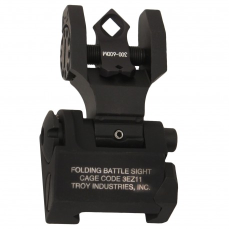DOA Rear Folding Sight - BLK TROY-INDUSTRIES