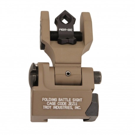 DOA Rear Folding Sight Trit - FDE TROY-INDUSTRIES