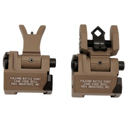 MICRO - M4 Folding Sight Set FDE TROY-INDUSTRIES