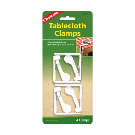 Tablecloth Clamps-ABS Plastic 4pk COGHLANS