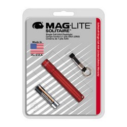 AAA Solitaire Blister Pak, Dk Red MAGLITE