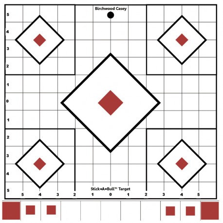 Stick-A-Bull 12" Sight-InAdh BIRCHWOOD-CASEY