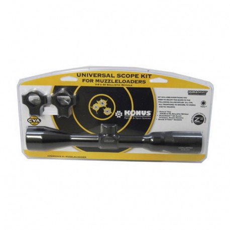 Scope Kit Med Mounts/Rings, 39x40 ML Ball CVA