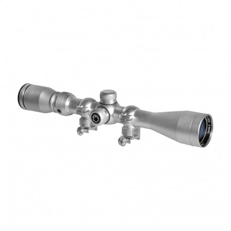 3-9x40, HM, Silver, 1", 30/30, w/Rings BARSKA-OPTICS