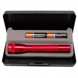 AA Mini Mag Presentation/Dark Red MAGLITE