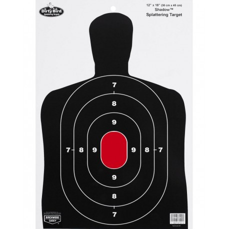 Dirty Bird BC27 Silhtte 12"x18" (Per 100) BIRCHWOOD-CASEY