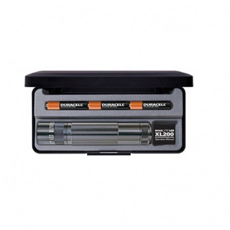 XL200 3-Cell AAA LED Gray Pres Box MAGLITE