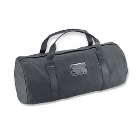 Duffel 12" Comp Blk Bag Pln Clr IDHldr HT UNCLE-MIKES