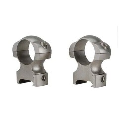 Grand Slam Steel 1" X-High Silver Rings WEAVER