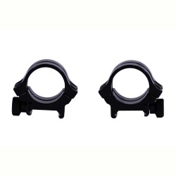 Rings Quad-Lock, 1" Med, Black WEAVER