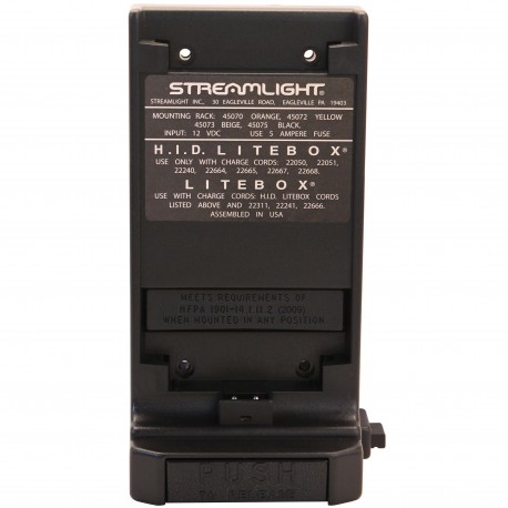 Standard System Mounting Rack Black STREAMLIGHT