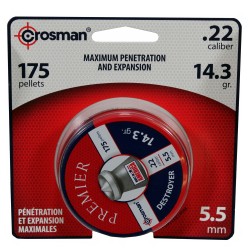 Destroyer Pellet .22 Pointd Expnding /175 CROSMAN