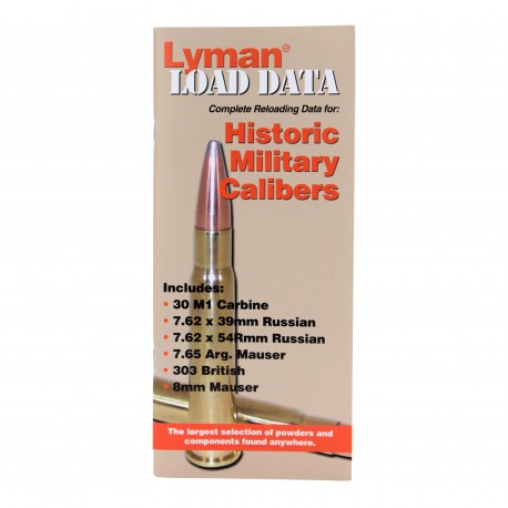 Load Data Book Old Military Calibers LYMAN