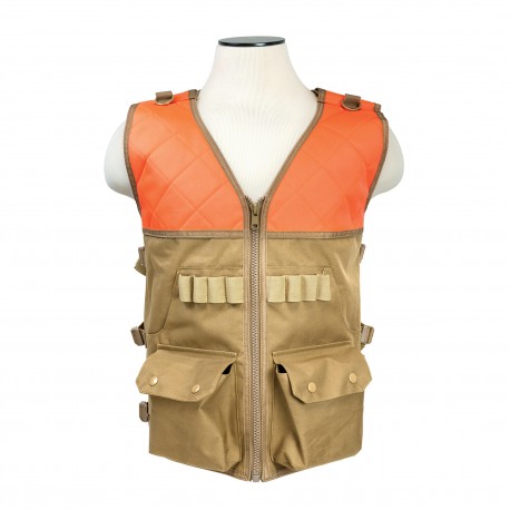 Hunting Vest/Blaze Orange And Tan NCSTAR