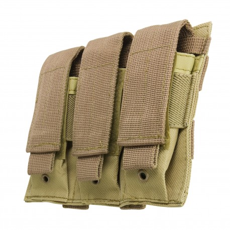 Triple Pistol Mag Pouch/Tan NCSTAR