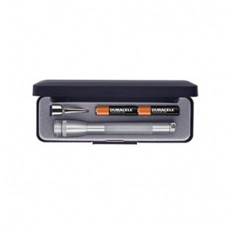 Mini Maglite AAA Pres Box Gray Pewter MAGLITE