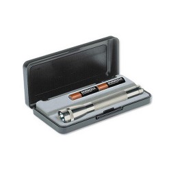 Mini Maglite AA Pres Box Gray Pewter MAGLITE