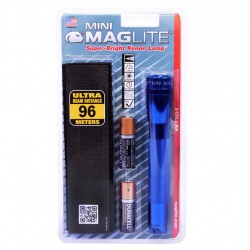 Mini Mag AA Holster Pack Blue MAGLITE