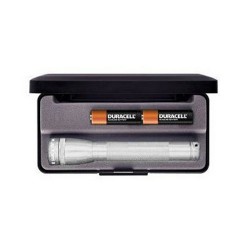 LED Mini Maglite 2-Cell AA PB Silver MAGLITE
