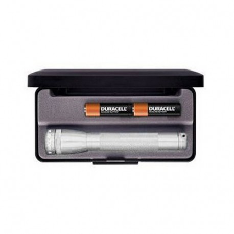LED Mini Maglite 2-Cell AA PB Silver MAGLITE