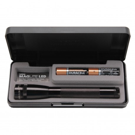 LED Mini Maglite 2-Cell AA Pres Box Black MAGLITE