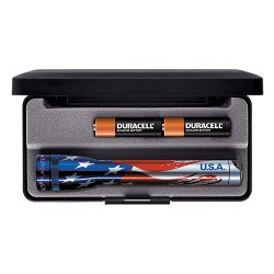 Mini Maglite AA Pres Box Flag-Lite MAGLITE