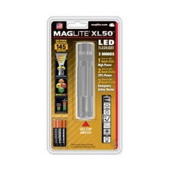 XL 50 3-Cell AAA LED Blister Pack  Gray MAGLITE