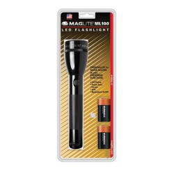 ML 100 3-Cell C LED Blister Pack Black MAGLITE