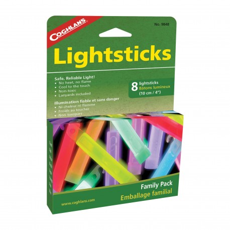 Lightsticks - Family Pack - pkg. of 8 - 4 COGHLANS