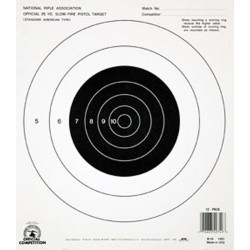 B16 25 Yd Pistol Slow Fire  (100/Pk) CHAMPION-TRAPS-AND-TARGETS