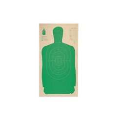 B27Cb CB Silhouette Tgt 24X 45 Grn(25 Pk) CHAMPION-TRAPS-AND-TARGETS
