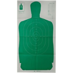Le B27Fsa Silhouette Tgt 24X45 Grn(10 Pk) CHAMPION-TRAPS-AND-TARGETS