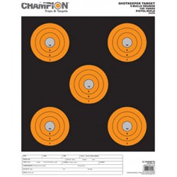 Shotkeeper 5Bulls Orange Large 12Pk CHAMPION-TRAPS-AND-TARGETS