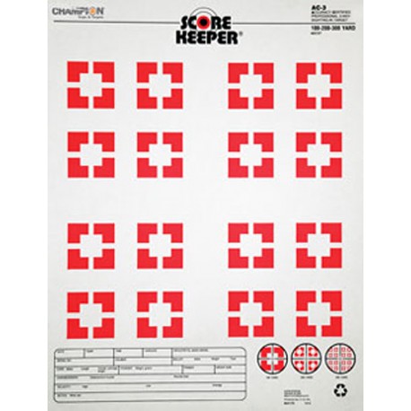 AC3 Sight In O/B (12/Pk) CHAMPION-TRAPS-AND-TARGETS