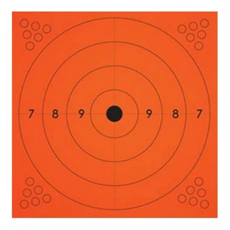 Adhesive Target 13X13 Orange 10Pk CHAMPION-TRAPS-AND-TARGETS