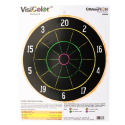 Visicolor Dartboard(10/Pk) CHAMPION-TRAPS-AND-TARGETS