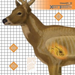 Deer Target 25X25(6/Pk) CHAMPION-TRAPS-AND-TARGETS
