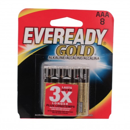 Eveready Gold AAA /8 ENERGIZER
